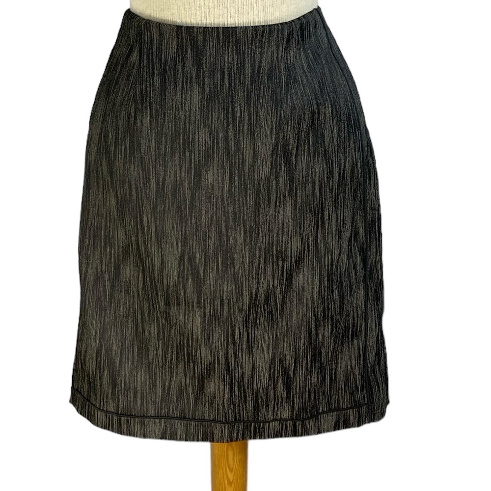 Worth 2 Gray and Black Pencil Skirt